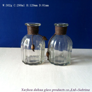 290ml Glass Aroma Bottle Perfume Bottle with Sennit